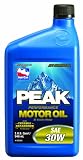 Peak Performance P3ML07 SAE 30W Motor Oil – 1 Quart, Pack of 12