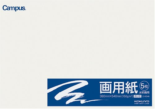 Cover image : コクヨS&T キャンパス画用紙 四ツ切 5枚 エ-KG45