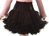 POPATU - Black Petti Skirt with Black Ruffles