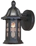 World Imports Lighting 9015-89 Bedford Outdoor 1-Light Exterior Wall Lantern, Bronze