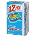 Scotch-Brite Non-Scratch Scrub Sponge, 526, 2 Packs of 6 Sponges
