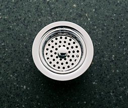 Blanco 440029 Deluxe Kitchen 3-1/2-Inch Basket Strainer, Chrome