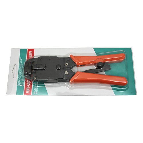 Cable Matters Deluxe Multi-Modular Plug Crimps Strips and Cuts Tool with Ratchet