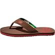 Fox Racing Convert Thong Men's Sandal Fashion Footwear w/ Free B&F Heart Sticker Bundle - Rust