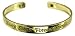 9ct Gold Plated Silver Children's 'Always Sisters Forever Friends' Cubic Zirconia Set Bangle
