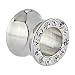 00 Gauge Surgical Steel Crystalline JEWELED Saddle Plug