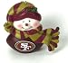 Sc Sports San Francisco 49Ers Snowman Night Light- Set Of 2 Size: Set Of 4