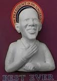 President Barack Obama Bust Glow-in-the-Dark 3D Fridge Magnet