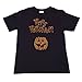 Girl's Fashion T-shirt with Happy Halloween and Pumpkin in Rhinestones