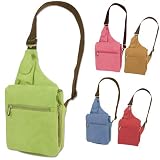 Travelon Micro-Suede Messenger-Style Shoulder Bag