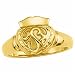 Yellow Gold Ladies Claddagh Ring