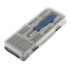 GTMax 15 in 1 Precision Torx Tools Mini Screwdriver for Playstation PS3 Xbox 360 Nintendo DS Lite DSI Wii, Cell Phone, Iphone 3G 3GS, Ipod, Zune, Sadisk Sansa Fuze Clip, Sony Walkman MP3/MP4, Amazon Kindle e-Reader