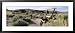 Houses on a Landscape, Bodie Ghost Town, Bridgeport, California, USA Framed Art Poster Print by Panoramic Images, 43x19