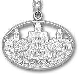 Syracuse Orange Solid Sterling Silver Hall Of Languages Pendant