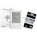 MyGift Kindle 2 Clear Silicone Cover Sleeve and Kindle 2 Anti-Scratch Screen Protector