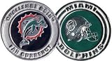 NFL Miami Dolphins Challenge Coin Poker Card Cover