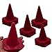 BlueDot Trading 4” RC Racing Agility Cones, Red – Set of 20