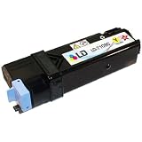 Compatible Toner to replace Dell T108C High Yield Yellow Toner Cartridge for your Dell 2130cn & Dell 2135cn Color Laser printer by LD Products