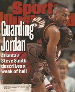 Steve Smith (Atlanta Hawks) autographed Sports Illustrated Magazine