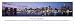 Detroit, Michigan at night by James Blakeway poster print,40 in. x 13.5 in.