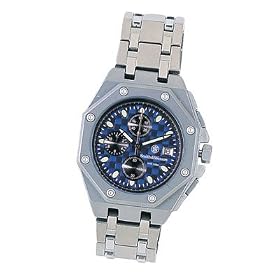 Smith and Wesson Chronograph Titanium Watch with Blue Face - SWW-10-Blue