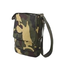 Rothco Vintage Canvas Military Tech Bag - Woodland Camo