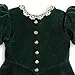 American Girl Molly's Evergreen Velvet Christmas Dress for Doll