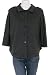 Sweet Rain Slub Bat Wing Dolman Sleeve Jacket Cape Charcoal Gray Small