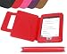 DURAGADGET Red Genuine Leather Book Style Case/Cover With Magnetic Clasp For Amazon's New Kindle TOUCH, Wi-Fi, 6" E Ink Display (Latest Generation)