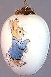 Peter Rabbit Egg Ornament