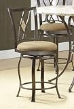 Brookside Diamond Accent Counter Stools One Pair