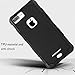 BENTOBEN Compatible with iPhone 7 Plus Case,Heavy Duty Rugged Hybrid 2 in 1 Anti-Scratch Dual Layer Shockproof Bumper Full Body Protective Case for iPhone 7 Plus (5.5 Inch), Black