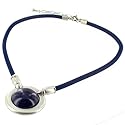 schmuck-art female Kette Livanga silver/blue 22340