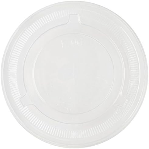 ONLY FOR STAR CUP TF-16L Flat Lids Disposable Clear Plastic for Iced Coffee, Party Supplies |ONLY FOR STAR CUP BRANDS | 50-Pack