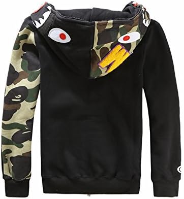 AMU Mens Hoodies Sweatshirt Fashion Outdoor Tracksuit Casual Hip-Hop Funny Coat