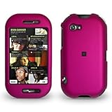 Hot Pink Rubber Feel Snap-On Cover Hard Case Cell Phone Protector for Veriz ....