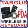 Targus PA870U V3 IR Foldable Keyboard for Dell X3 X5 X30 X50 x50v x51v; iPaq hx2410 hx2415, hx2750, rx3400, hx4700 h6310 h6315 Palm T5, Zire 72 PDA