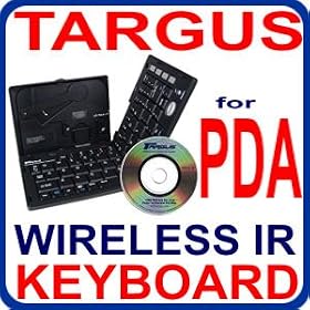 Targus PA870U V3 IR Foldable Keyboard for Dell X3 X5 X30 X50 x50v x51v; iPaq hx2410 hx2415, hx2750, rx3400, hx4700 h6310 h6315 Palm T5, Zire 72 PDA