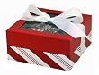 J. Michelle Chocolatier Belgian Dark Chocolate Peppermint Bark, 8-Ounce Box