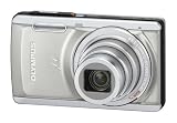 Olympus Mju-7040 Digitalkamera (14 Megapixel, 7-fach Zoom, 7,6 cm (3,0 Zoll) Display, 2GB intern Speicher) Titansilber