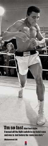 1art1 39404 Muhammad Ali - Schneller Wie Das Licht Midi-Poster 91 x 30 cm Preisvergleich