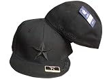Dallas Cowboys Tonal Fitted 2008 Black on Black Cap / Hat