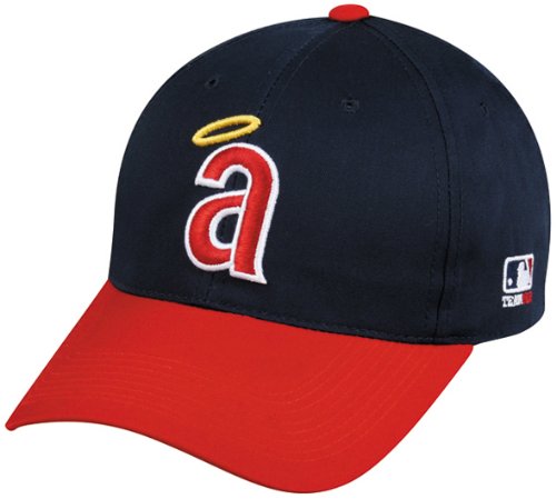 California Angels Adult Cooperstown Throwback Retro Officially Licensed MLB Adjustable Velcro Baseball Hat Ball Cap (Los Angeles Angels of Anaheim)