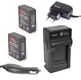 DURAGADGET Chargeur 2 en 1 pour cam�scope GoPro 3 (cam�scope Silver, Black et White Edition) adaptateur secteur et allume-cigare voiture + 2 batteries de rechange Li-ion 1050mAH BONUS - Garantie 2 ans