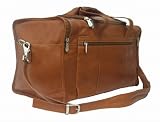 Piel Travel Duffel with Side Pockets