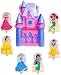 Fairy Tale Princesses Cake Topper and Candle Set 7 pc