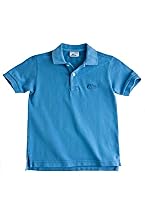 Boy's Short Sleeve Garment Washed Oversized Croc Pique Polo