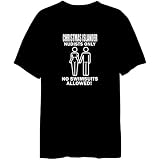Christmas Islander Nudists Only - No Swimsuits Countries Mens T-Shirt (Black, Size Large)