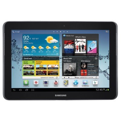 Samsung Galaxy Tab 2, 10.1-inch, Wi-fi -Titanium Silver- Part# GT-P5113TSSXAR/GT-P5113TSYXAR Bundled with Original Samsung Leather Pouch EFC-1B1LBECXAR