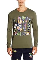 Love Moschino Camiseta Manga Larga (Verde)